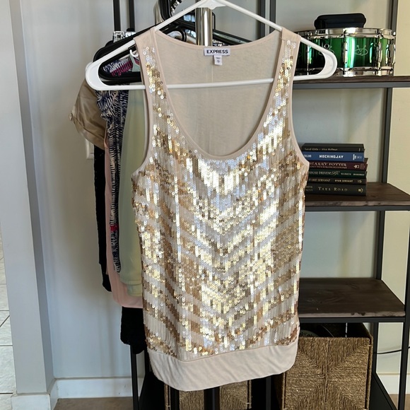 Sequin tank top - Picture 1 of 3